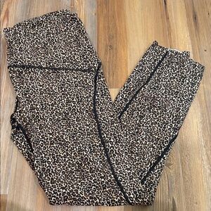 Varley Leopard Print Leggings